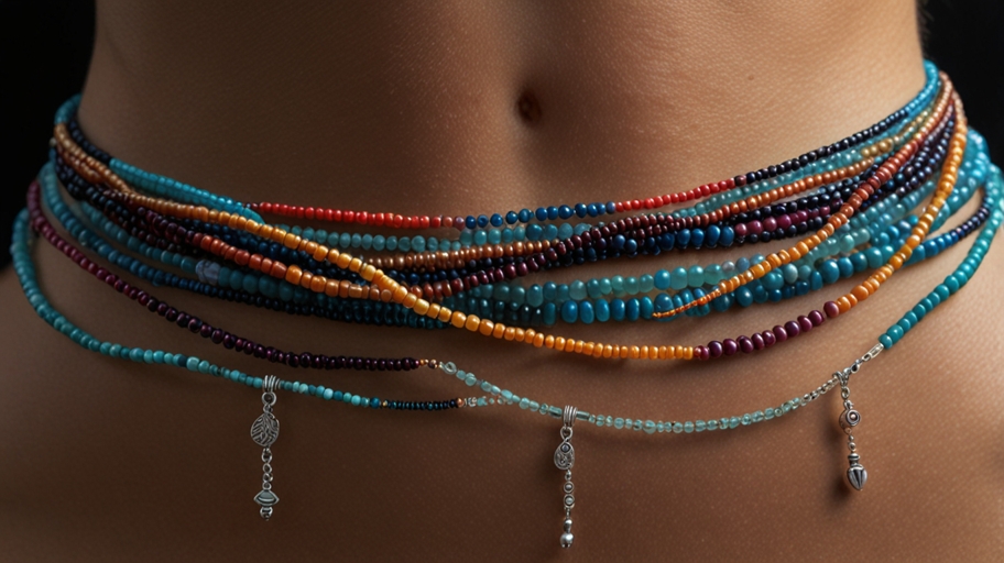 How Waist Beads Support Body Awareness, Confidence, and Intentional Living leonardo lightning xl an artistic visual representing the wais 1 (1)