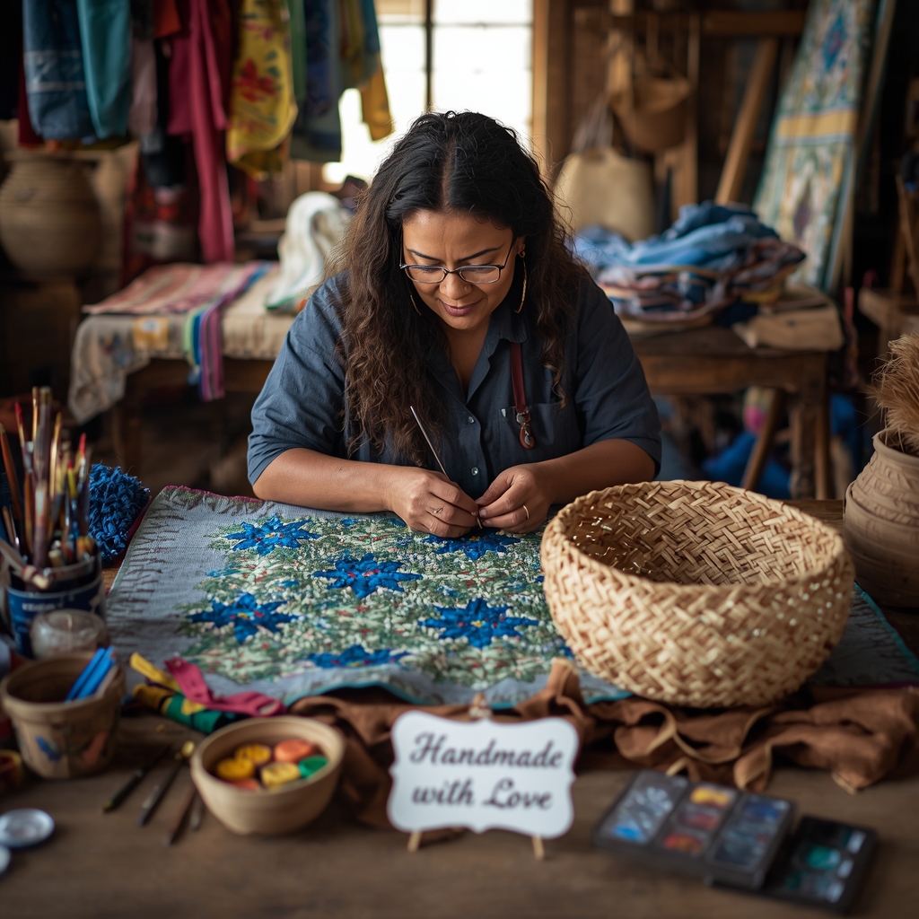 How Intentional Living Can Support Your Path to Making Money Online creating handmade items