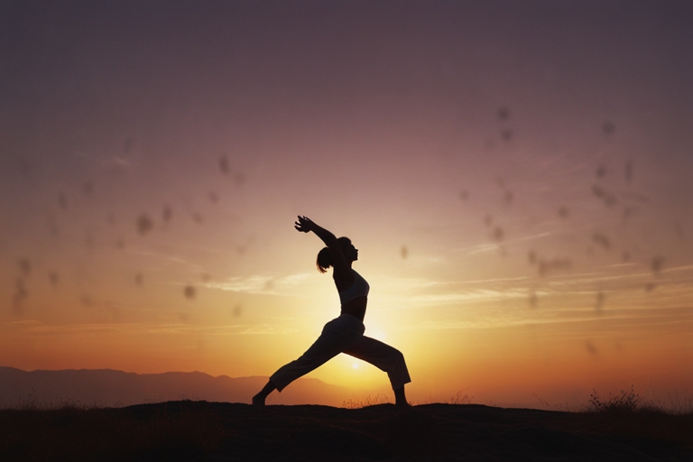 morning yoga pose for beginers