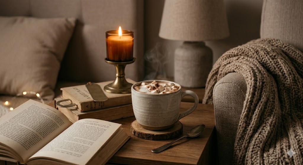 a warm, comforting drink to help you slow down, unwind, and enjoy a peaceful moment at the end of your day.