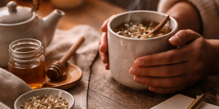 night calm tea ritual