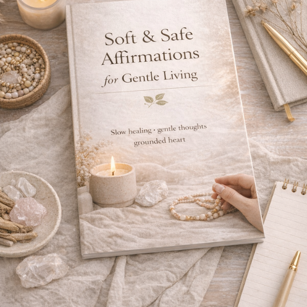 soft & safe affirmations for gentle living — slow healing • gentle thoughts • grounded heart