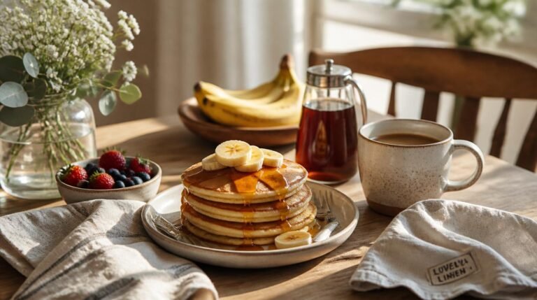 Fluffy Banana Pancakes for Slow Sunday Mornings